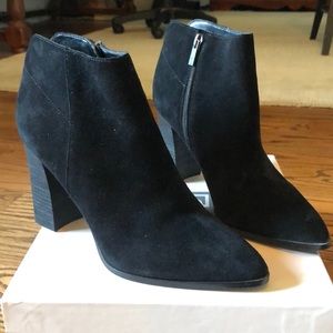 Ivan’s Trump black suede Carver boots